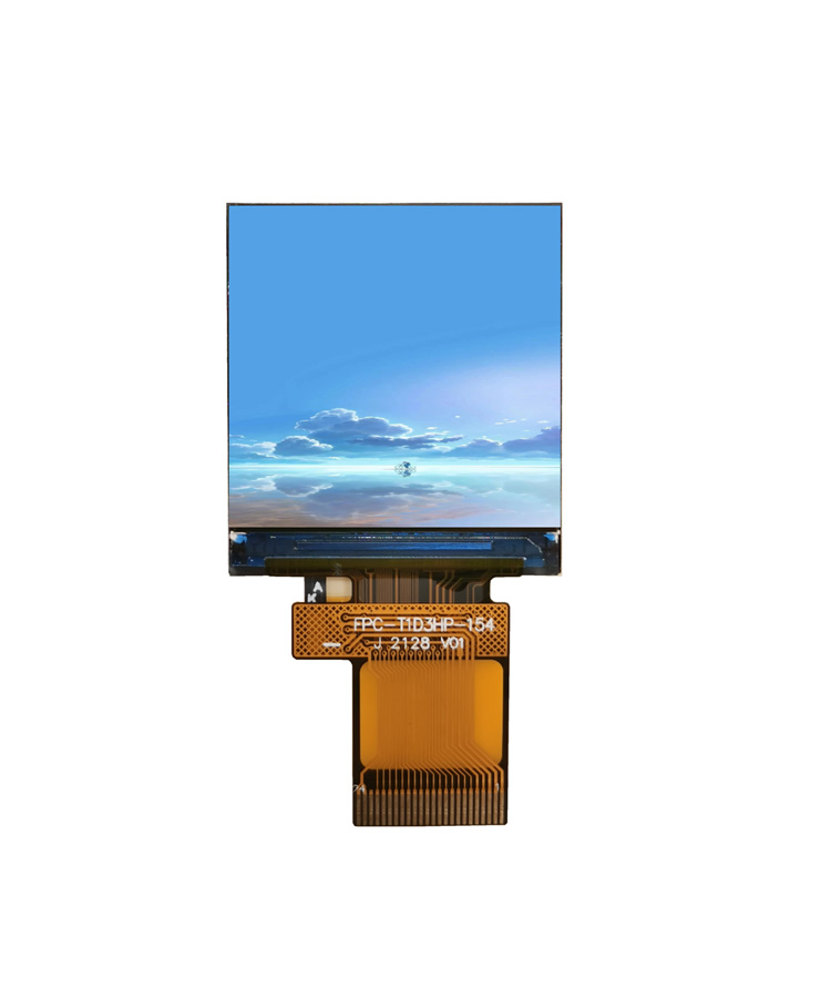 TFT1.3 Inch Small LCD Monitor 4SPI JD9858 Driver IC TFT Panel Manufacturer