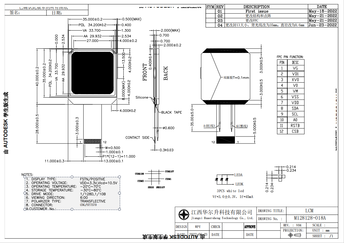 128128 DOT Module