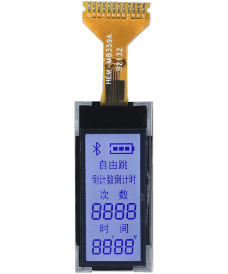 Custom LCD Module Monochrome LCD Display Applied To The Skipping rope In The Sports Equipment