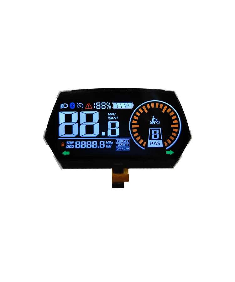 Customized Monochrome Graphic LCD Display Applied To Onboard Instrument