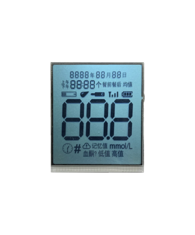 Customized Monochrome LCD display Mdulde Applied To Medical Equipment