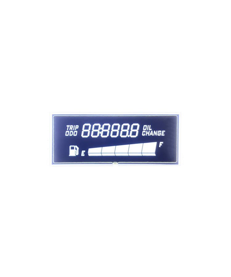 Monochrome Customized LCD Display Segment Code Screen Of Onboard Instrument