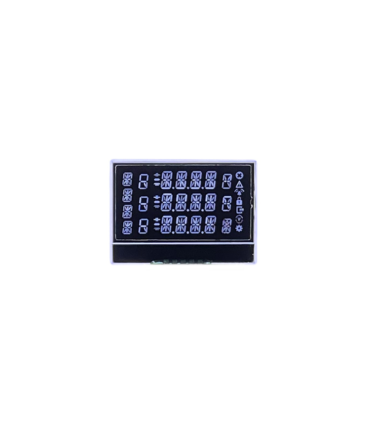 Monochrome LCD Character Displays Segment Code Screen Applied to Power Control