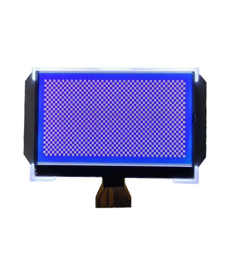 Monochrome Display 12864 STIN Negactive Blue Transmissive Screen with 2 White Leds