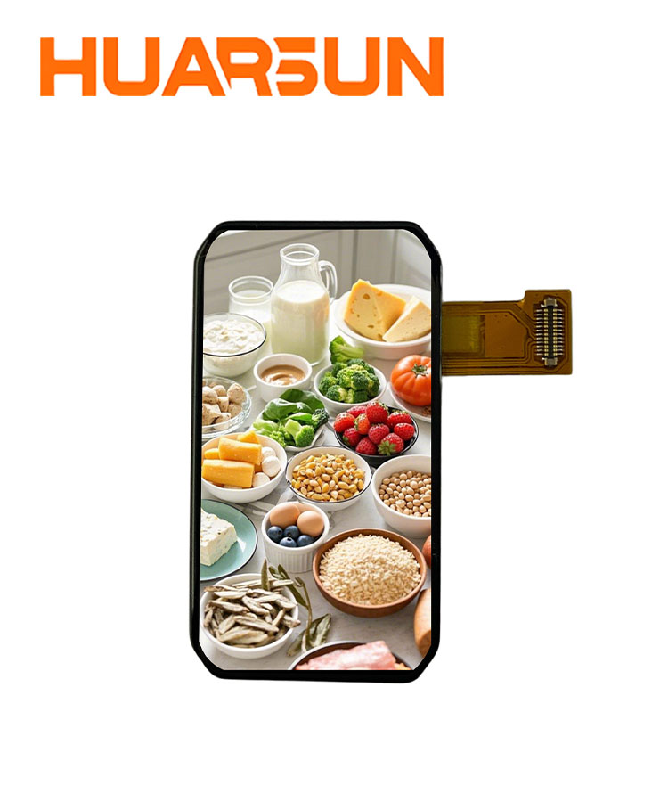 HUARSUN 1.47" LTPS AMOLED Display, 550cd/m² Brightness, 88° Viewing Angle for Wearables & IoT