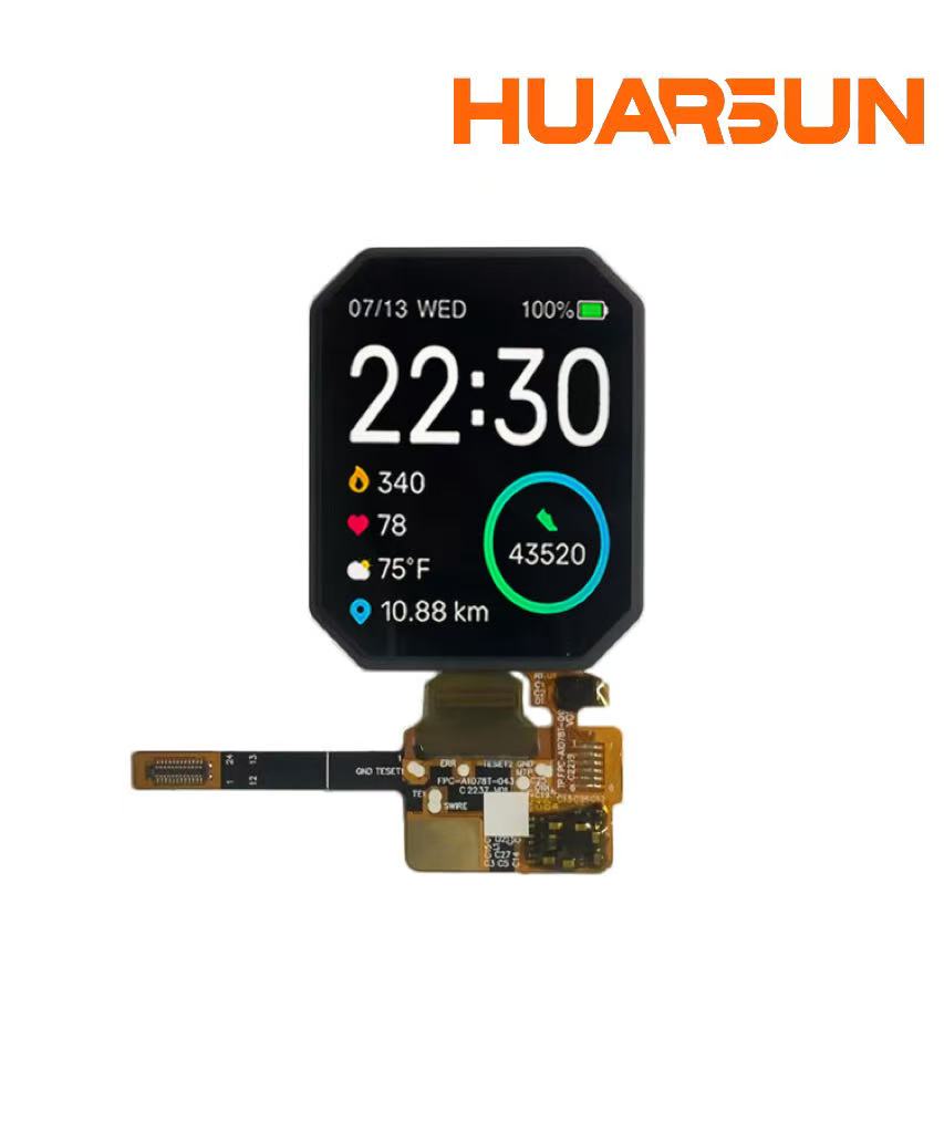 AM1.78 Inch 368(R.G.B)*448 FT2308 QSPI AMOLED Oncell Module LCD Display Screen Price