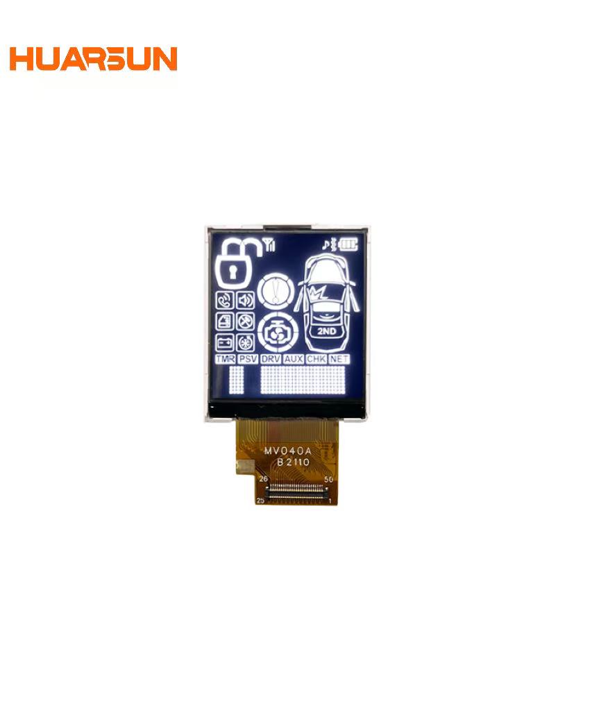 Customized Monochrome LCD Segment Code Screen LCM Applied to Car Keys