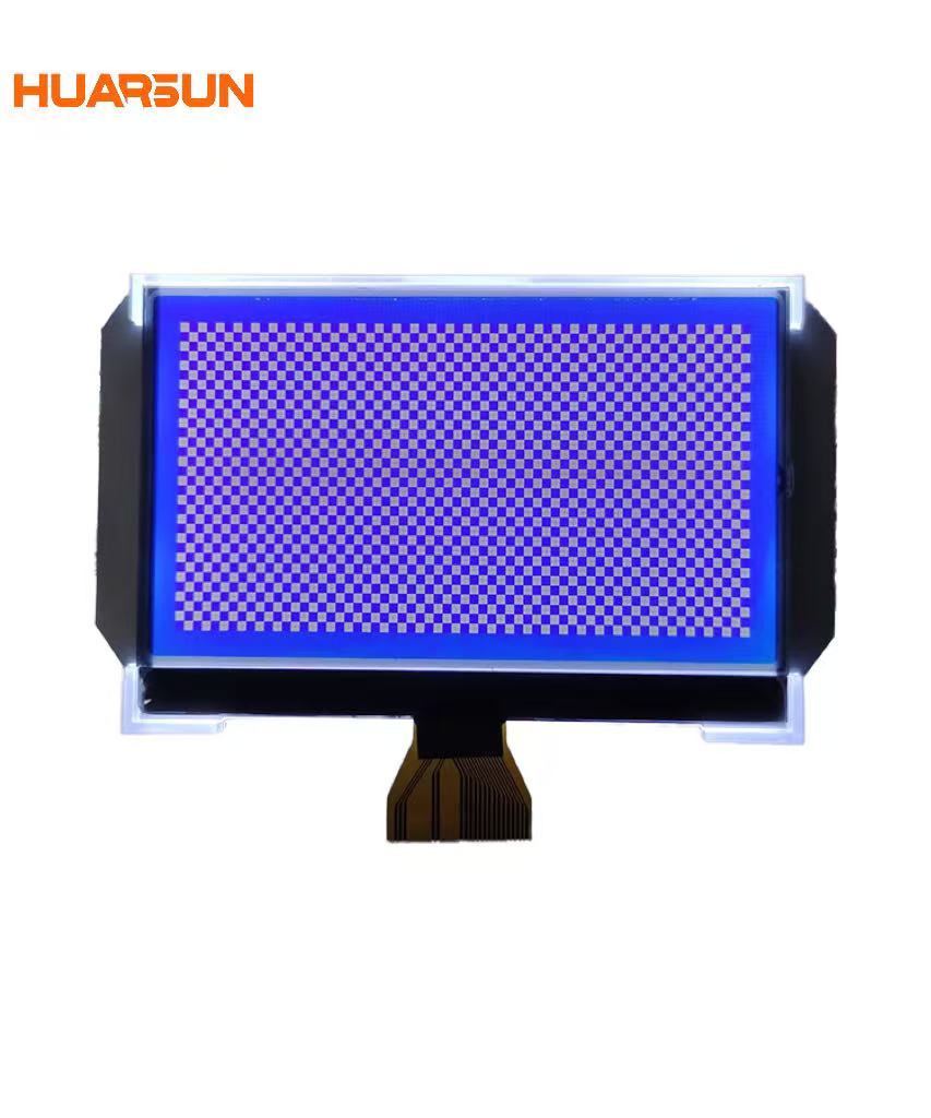 Monochrome Display 12864 STIN Negactive Blue Transmissive Screen with 2 White Leds