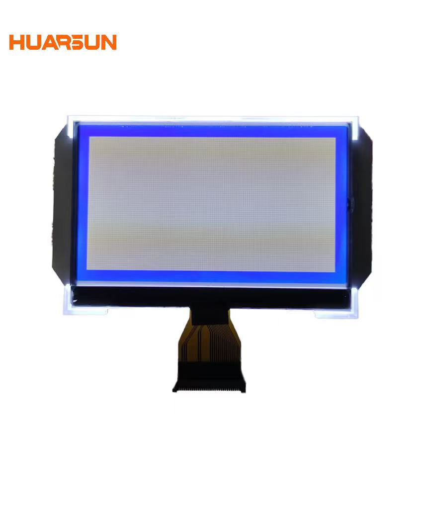 Monochrome Display 12864 STIN Negactive Blue Transmissive Screen with 2 White Leds