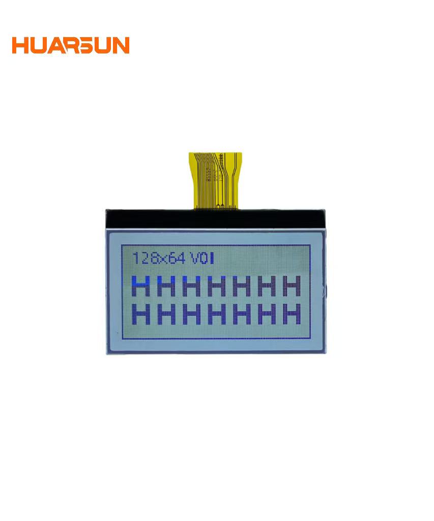 128*64 Dcustom LCD Instrument Cluster Monochrome Screen