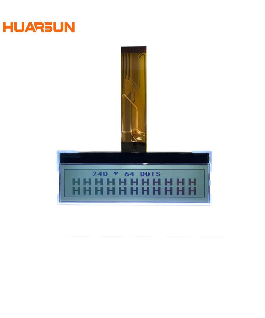 240*64 STN Transflective Positive Monochromatic LCD Display Distributor