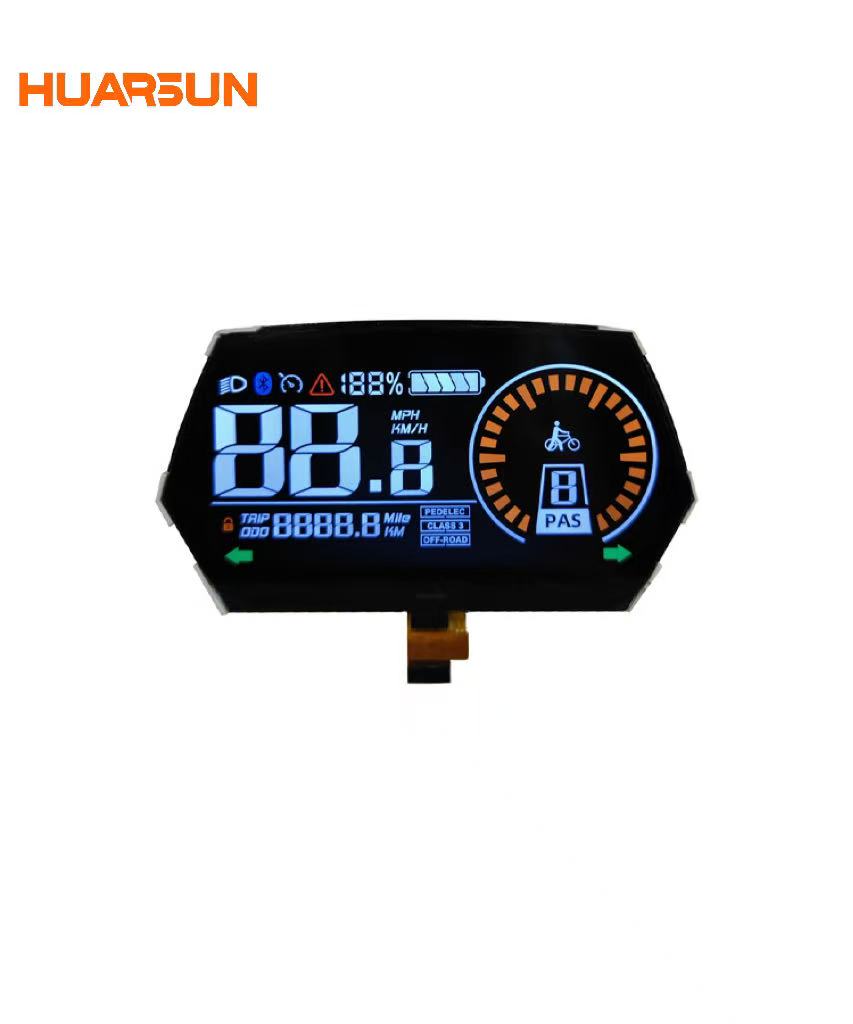 Customized Monochrome Graphic LCD Display Applied To Onboard Instrument