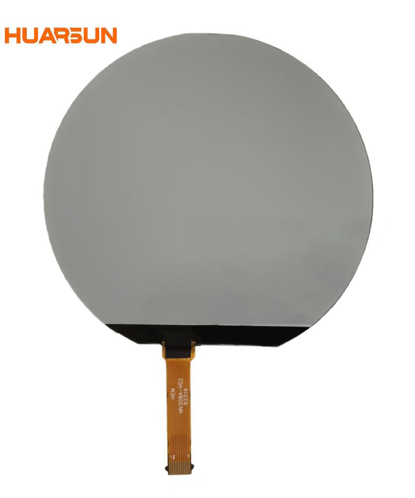 Monochromatic LCD Display 4SPI Round Screen Used in Onboard Instrument