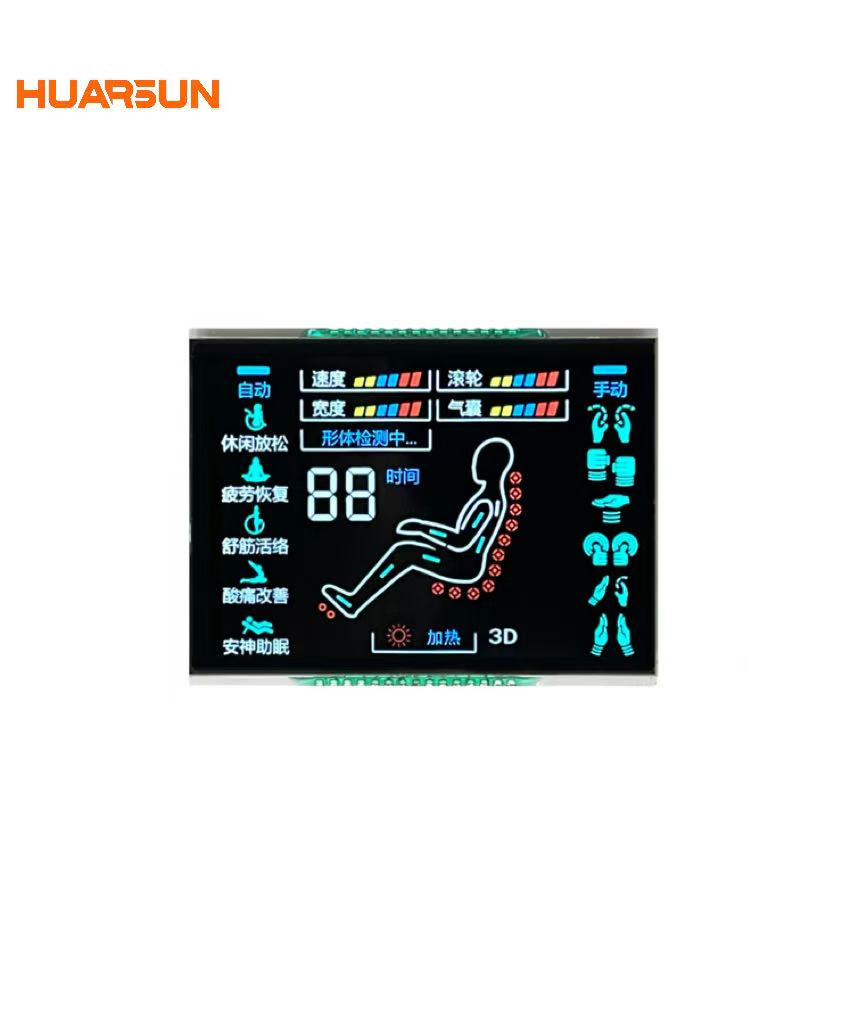 Customized Monochrome Used In Sports Equipment Segment Code Screen LCD Display Supplier