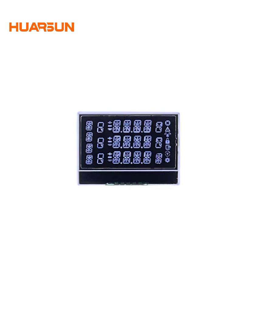 Monochrome LCD Character Displays Segment Code Screen Applied to Power Control