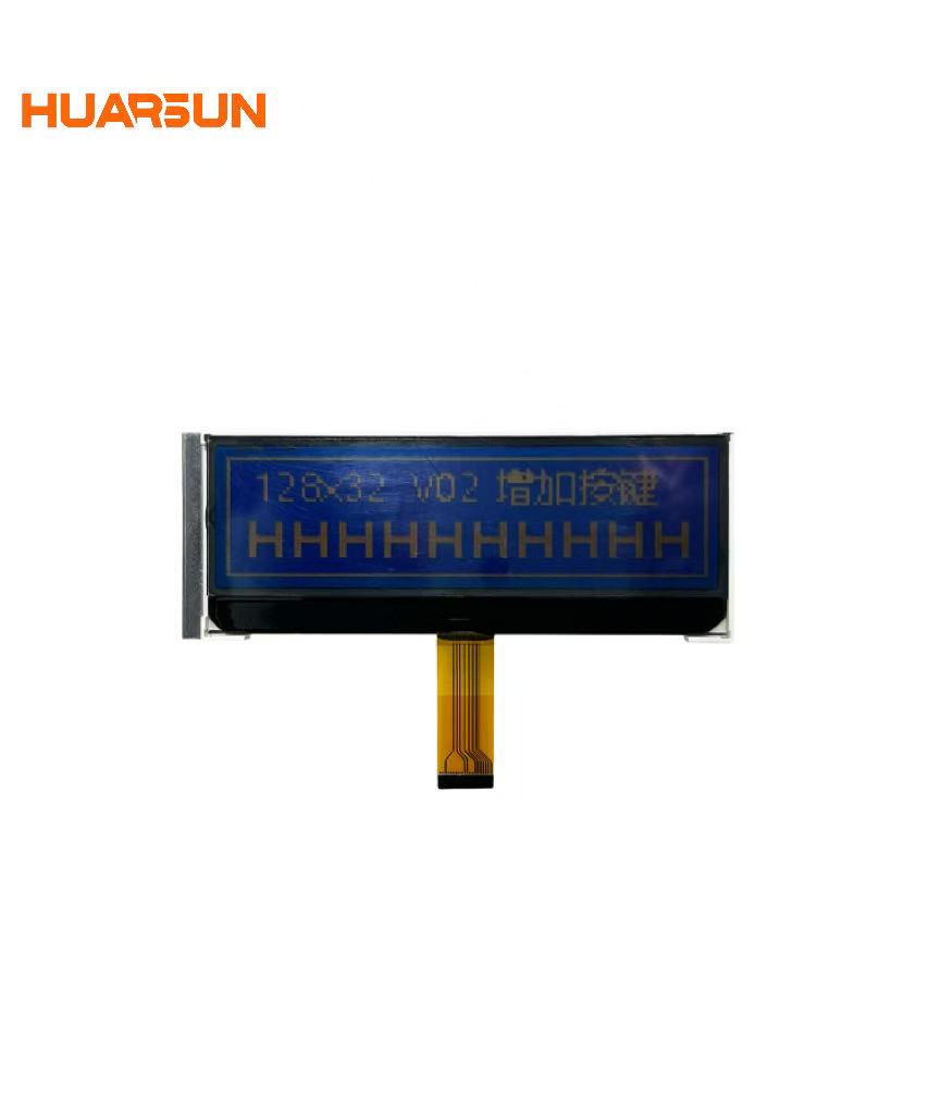 128*32 Monochrome LCD Display Dot Matrix Screen For Industrial Control Equipment