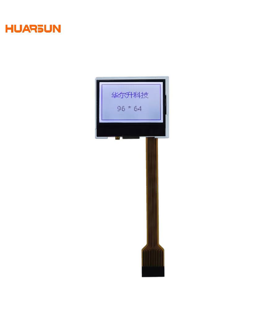 96*64 Dot matrix LCD Display Module Customized Monochrome Applied To Industrial Control Equipment