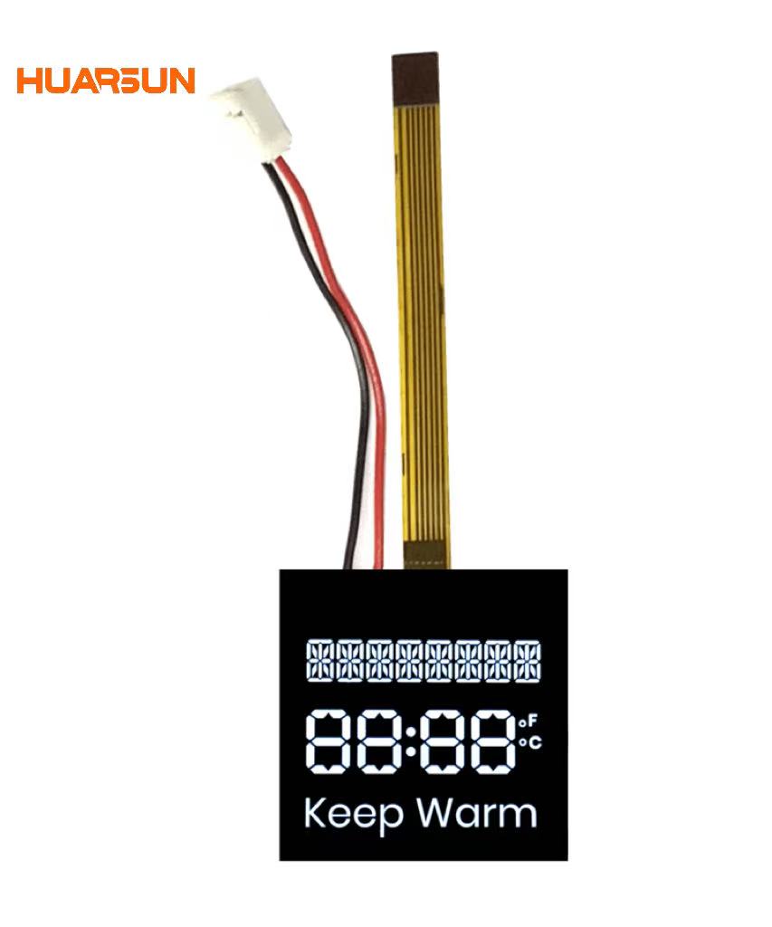 Customized Monochrome Graphic Display LCD Screen Used In Home Appliances